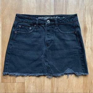 AEO jean skirt - black - size 2